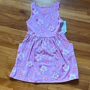Cat & Jack Pink Floral Kids Dress